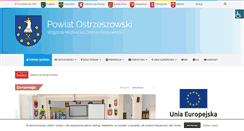 Desktop Screenshot of powiatostrzeszowski.pl
